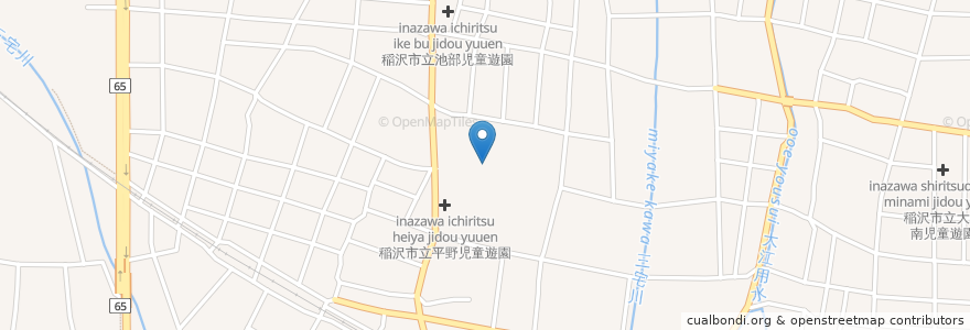 Mapa de ubicacion de 県立稲沢高等学校 en Giappone, Prefettura Di Aichi, 稲沢市.