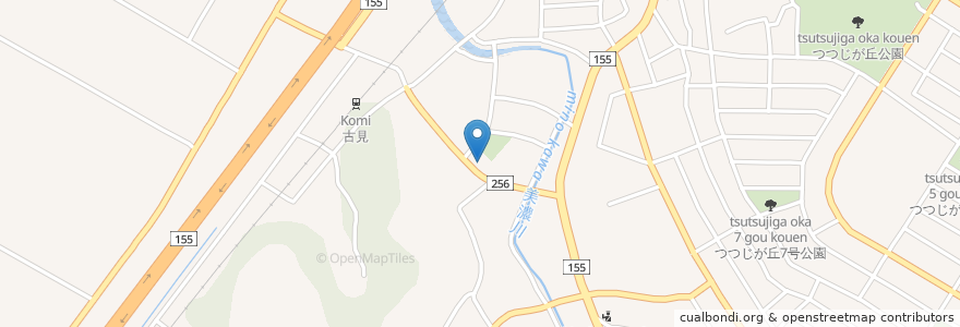 Mapa de ubicacion de 知多古見郵便局 en Япония, Айти, 知多市.