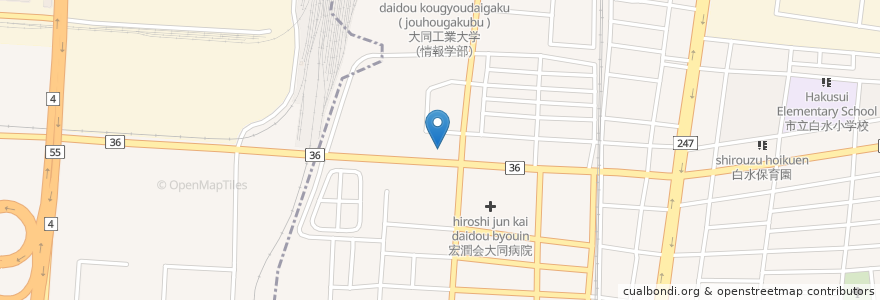 Mapa de ubicacion de 社会福祉法人大同福祉会　特別養護老人ホームゆうあいの里大同 en Japan, Aichi Prefecture, Nagoya, Minami Ward.