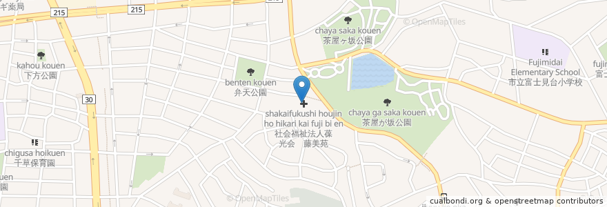 Mapa de ubicacion de 社会福祉法人葆光会　藤美苑 en Japon, Préfecture D'Aichi, 名古屋市, 千種区.