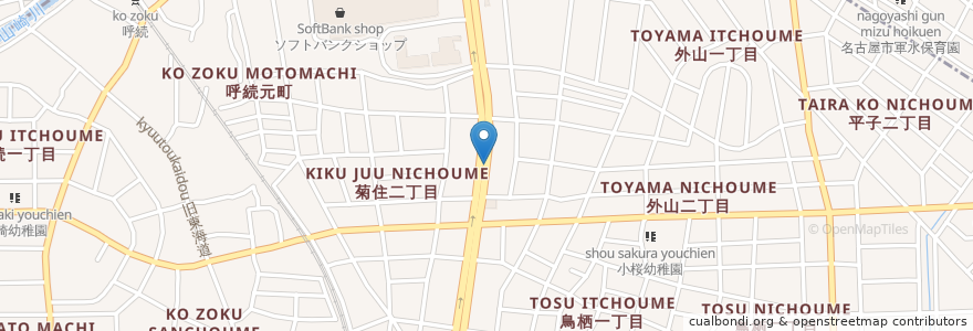 Mapa de ubicacion de 箱舟保育園 en Japan, 愛知県, Nagoya, 南区.
