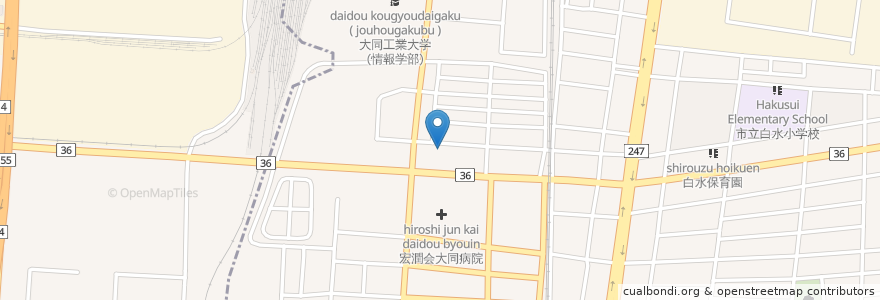 Mapa de ubicacion de 葵第二幼稚園 en اليابان, 愛知県, 名古屋市, 南区.