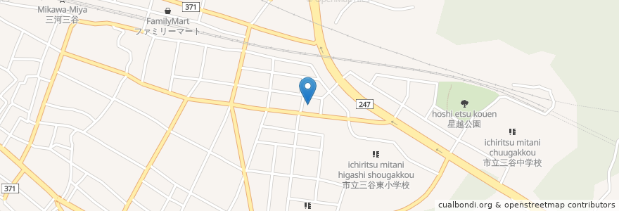 Mapa de ubicacion de 蒲郡市消防署東部出張所 en 日本, 愛知県, 蒲郡市.