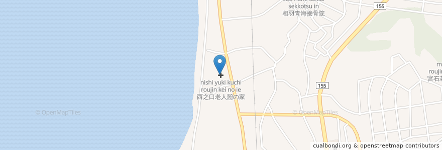 Mapa de ubicacion de 西之口老人憩の家 en 日本, 爱知县, 常滑市.