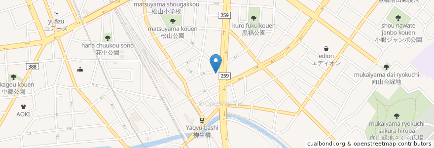 Mapa de ubicacion de 豊橋松山郵便局 en اليابان, 愛知県, 豊橋市.