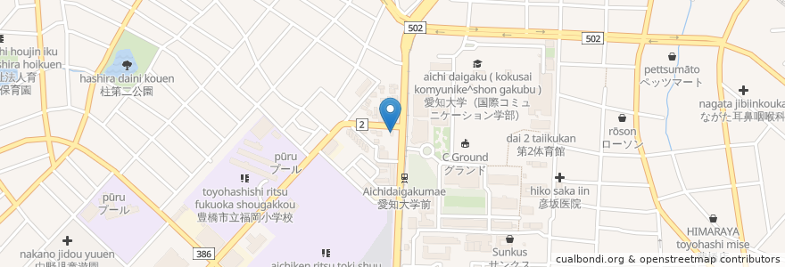 Mapa de ubicacion de 豊橋警察署南部交番 en Jepun, 愛知県, 豊橋市.
