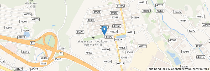 Mapa de ubicacion de 赤坂台老人憩の家 en 日本, 愛知県, 豊川市.