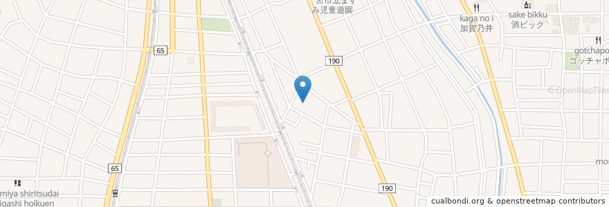 Mapa de ubicacion de 身体障害者授産施設コスモス en Jepun, 愛知県, 一宮市.
