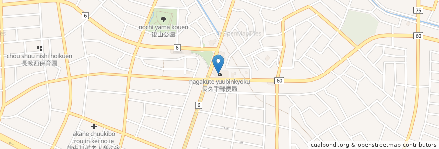 Mapa de ubicacion de 長久手郵便局 en 日本, 愛知県, 長久手市.