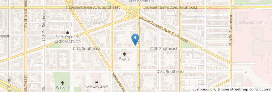 Mapa de ubicacion de The Pretzel Bakery en 미국, 워싱턴 D.C., 워싱턴.
