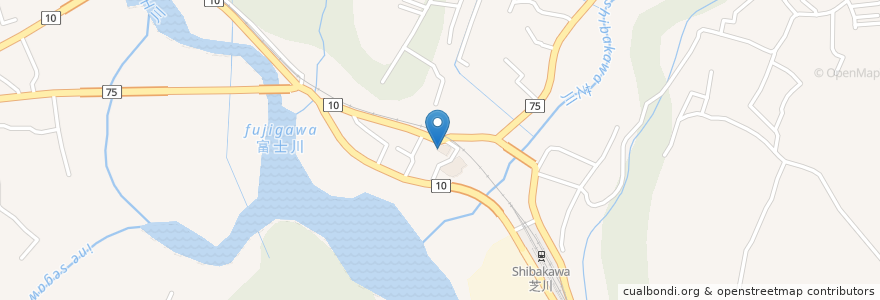Mapa de ubicacion de 村野歯科医院 en Япония, Сидзуока, Фудзиномия.