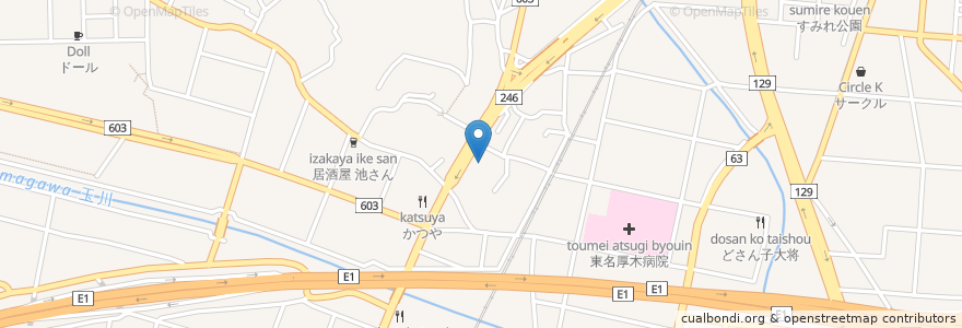Mapa de ubicacion de 本盛寺 en Japan, Präfektur Kanagawa, 厚木市.