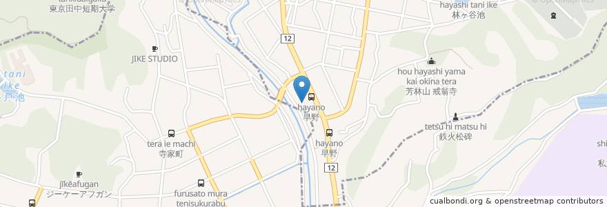 Mapa de ubicacion de ごはん処 かつ庵 川崎早野店 en Japon, Préfecture De Kanagawa, Kawasaki, Asao-Ku.