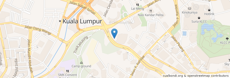 Mapa de ubicacion de Hard Rock Cafe en 말레이시아, 슬랑오르, 쿠알라룸푸르.