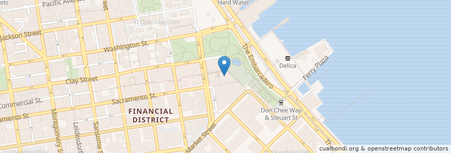 Mapa de ubicacion de Sens en Amerika Birleşik Devletleri, Kaliforniya, San Francisco, San Francisco.