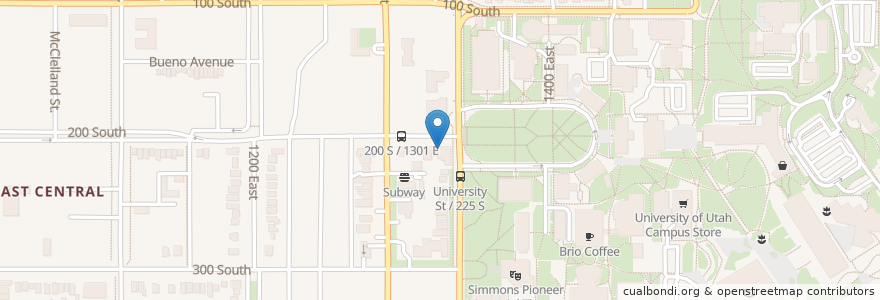 Mapa de ubicacion de Ugurt en United States, Utah, Salt Lake County, Salt Lake City.