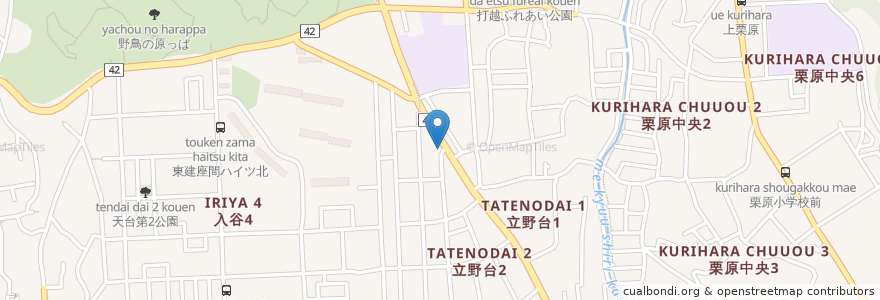 Mapa de ubicacion de 竹川胃腸科医院 en Japón, Prefectura De Kanagawa, 座間市.