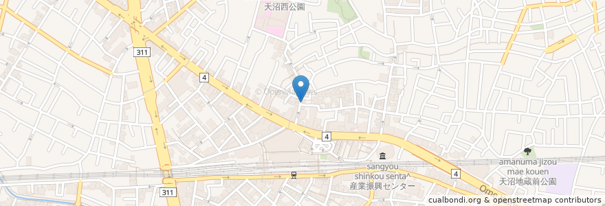 Mapa de ubicacion de nogata hope en Japan, Tokyo, Suginami.
