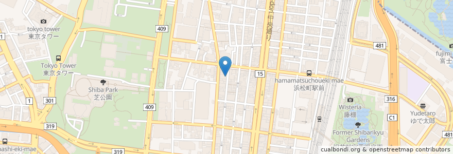 Mapa de ubicacion de Kokage en Japan, Tokyo, Minato.