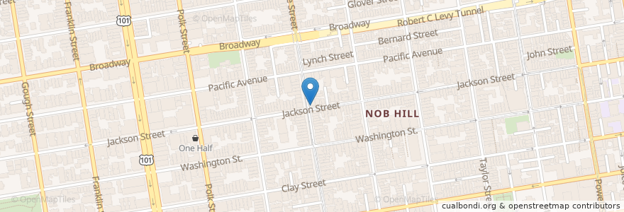 Mapa de ubicacion de Cafe Nook en Verenigde Staten, Californië, San Francisco, San Francisco.