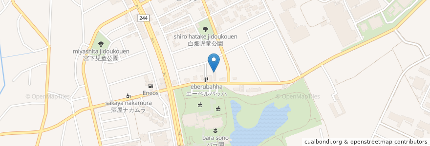 Mapa de ubicacion de Backyard Cafe en ژاپن, 茨城県, つくば市.