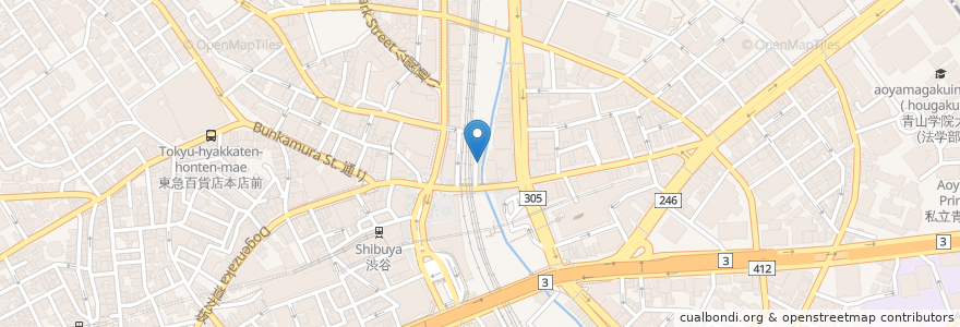 Mapa de ubicacion de 渋谷のんべえ横町 en Japon, Tokyo, 渋谷区.