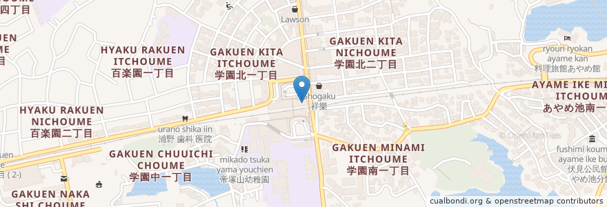 Mapa de ubicacion de 三井 住友 銀行 en Japonya, 奈良県, 奈良市.