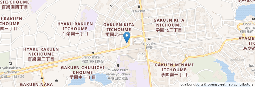 Mapa de ubicacion de 三菱東京UFJ銀行 en Japon, Préfecture De Nara, 奈良市.