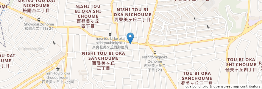 Mapa de ubicacion de 鹿鳴館 en Japon, Préfecture De Nara, 奈良市.