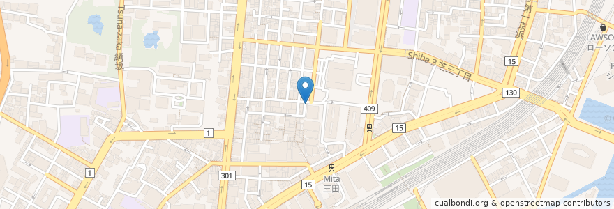 Mapa de ubicacion de 立花デンタルクリニック en ژاپن, 東京都, 港区.