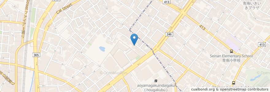 Mapa de ubicacion de EYES CAFE en Japan, Tokio, 渋谷区.