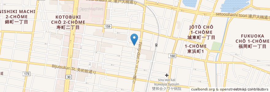 Mapa de ubicacion de Beijing Chinease Restaurant en 일본, 가가와현, 高松市.
