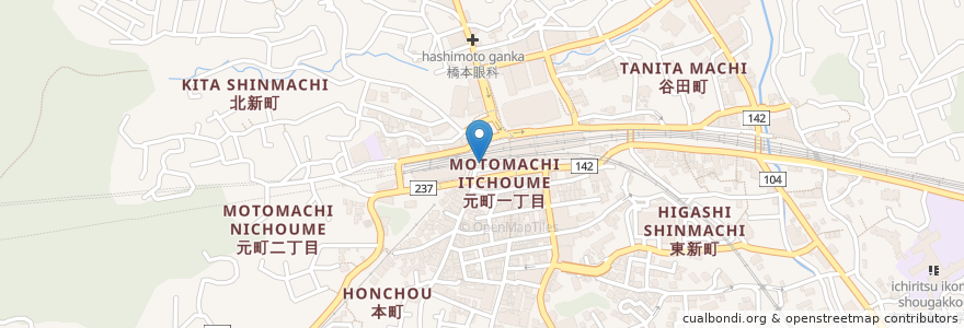 Mapa de ubicacion de ゆとりっと en Japonya, 奈良県, 生駒市.