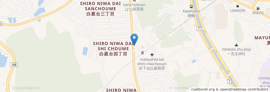 Mapa de ubicacion de Nanto Bank en ژاپن, 奈良県, 生駒市.