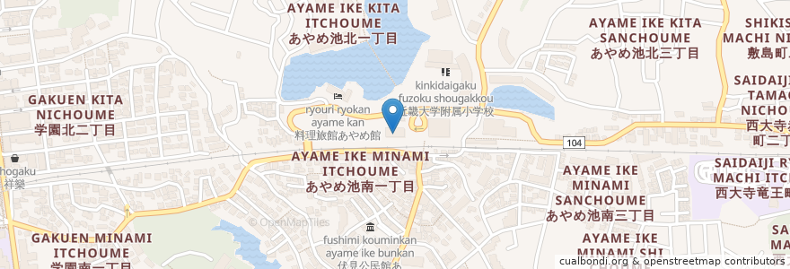 Mapa de ubicacion de 南都銀行 en اليابان, 奈良県, نارا.