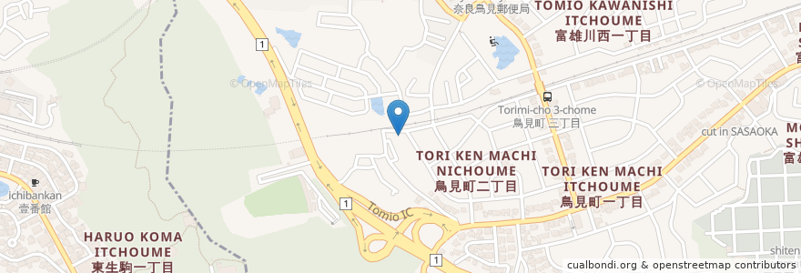 Mapa de ubicacion de 諦崇禅寺 en 日本, 奈良県, 奈良市.