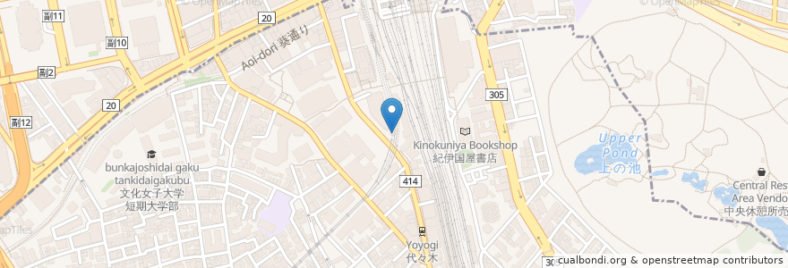 Mapa de ubicacion de リトルデリリウム en Japão, Tóquio, 新宿区.