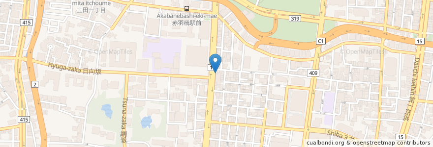 Mapa de ubicacion de 小諸そば en Japão, Tóquio, 港区.