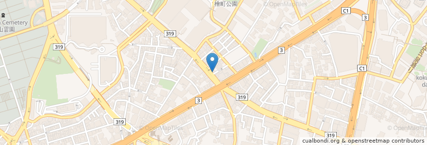 Mapa de ubicacion de 銀だこ en Japonya, 東京都, 港区.