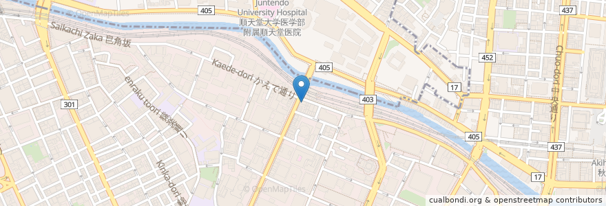 Mapa de ubicacion de さくら薬局 en اليابان, 東京都, 千代田区.