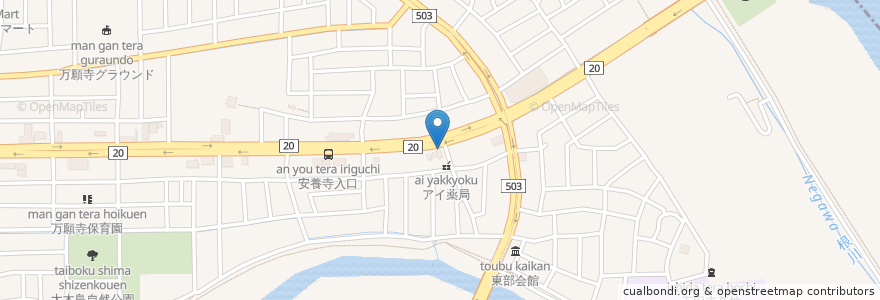 Mapa de ubicacion de にしくぼクリニック en Japan, Tokio, 日野市.