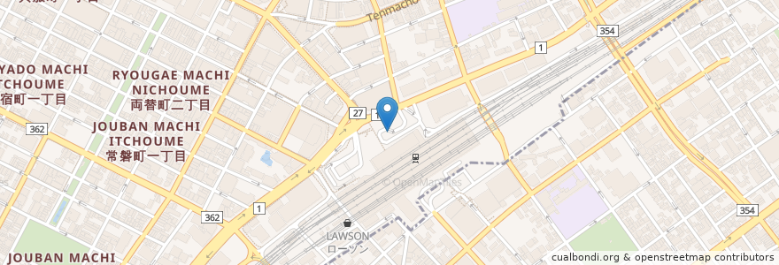 Mapa de ubicacion de しずてつジャストライン駅前ターミナル en Japonya, 静岡県, 静岡市, 葵区.