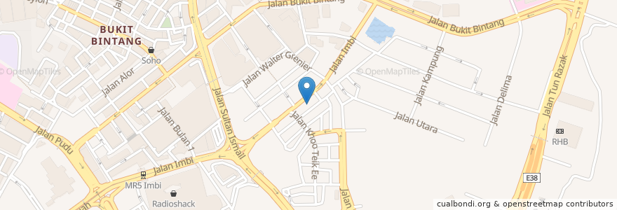 Mapa de ubicacion de Domino's en マレーシア, セランゴール, クアラルンプール.