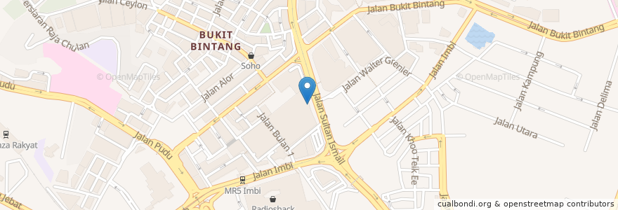 Mapa de ubicacion de Old Town White Coffee en Malasia, Selangor, Kuala Lumpur.