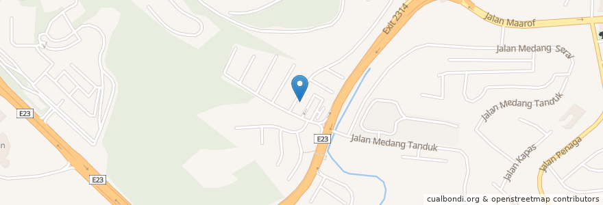 Mapa de ubicacion de Mezze Bistro & Bar en マレーシア, セランゴール, クアラルンプール.