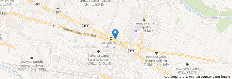 Mapa de ubicacion de FRANK en Japonya, 東京都, 杉並区.