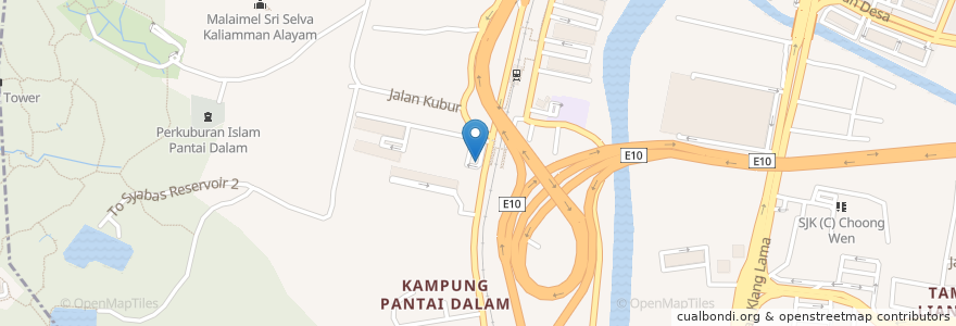 Mapa de ubicacion de Klinik Medic Bestari en Malasia, Selangor, Kuala Lumpur.