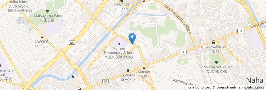 Mapa de ubicacion de Han's en 日本, 沖縄県, 那覇市.