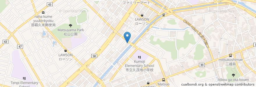 Mapa de ubicacion de 1-2/F 餐廳 en 日本, 沖縄県, 那覇市.