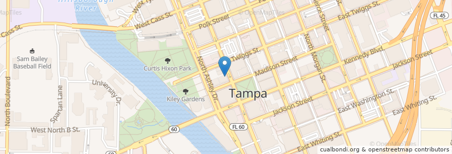 Mapa de ubicacion de Samaria Cafe en Соединённые Штаты Америки, Флорида, Hillsborough County, Tampa.